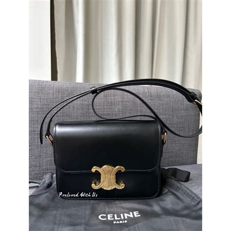 celine triomphe preloved|Celine phantom handbags.